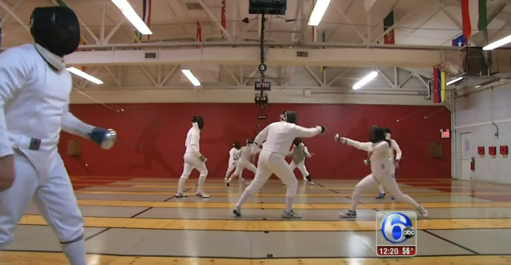 BCAF fencing on ABC news